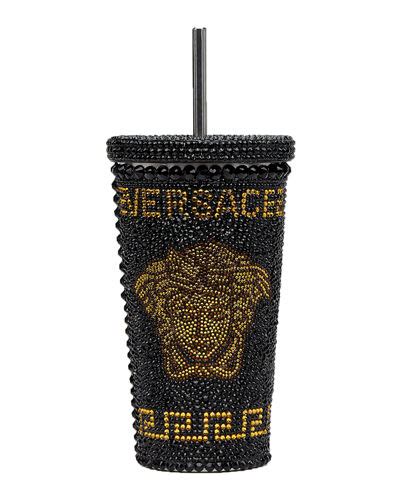 versace diamond cup|versace cup with straw.